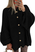 Cardigan Sweaters for Women Lantern Sleeve Oversized (Style CNM9)