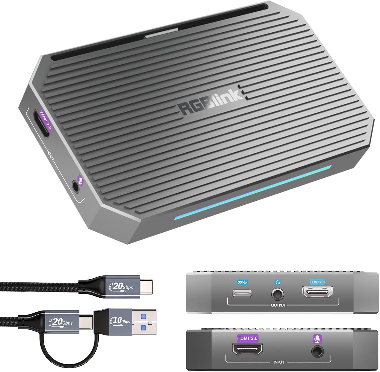 4K60 HDMI Capture Card for Streaming and Recording on PS5, Xbox