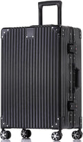 HotWay Carry On Luggage 20 Inch PC Hard Shell - Zipperless Aluminum