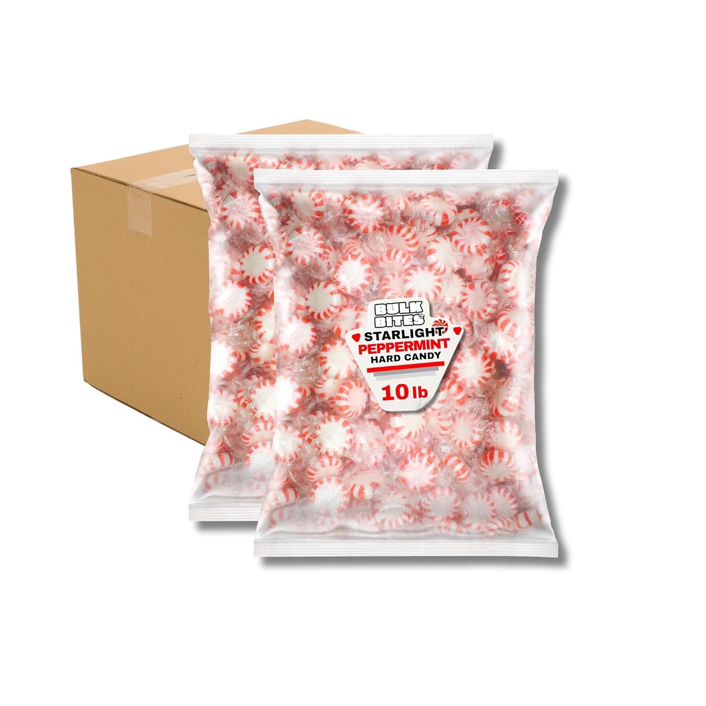 Starlight Peppermint Mints in 10 lb Bag for Fresh Breath