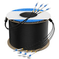 150M Outdoor Armored LC to LC Fiber Optic Cable for Harsh Environments