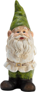 Alpine Corporation 12in Traditional Outdoor Garden Gnome - Whimsical