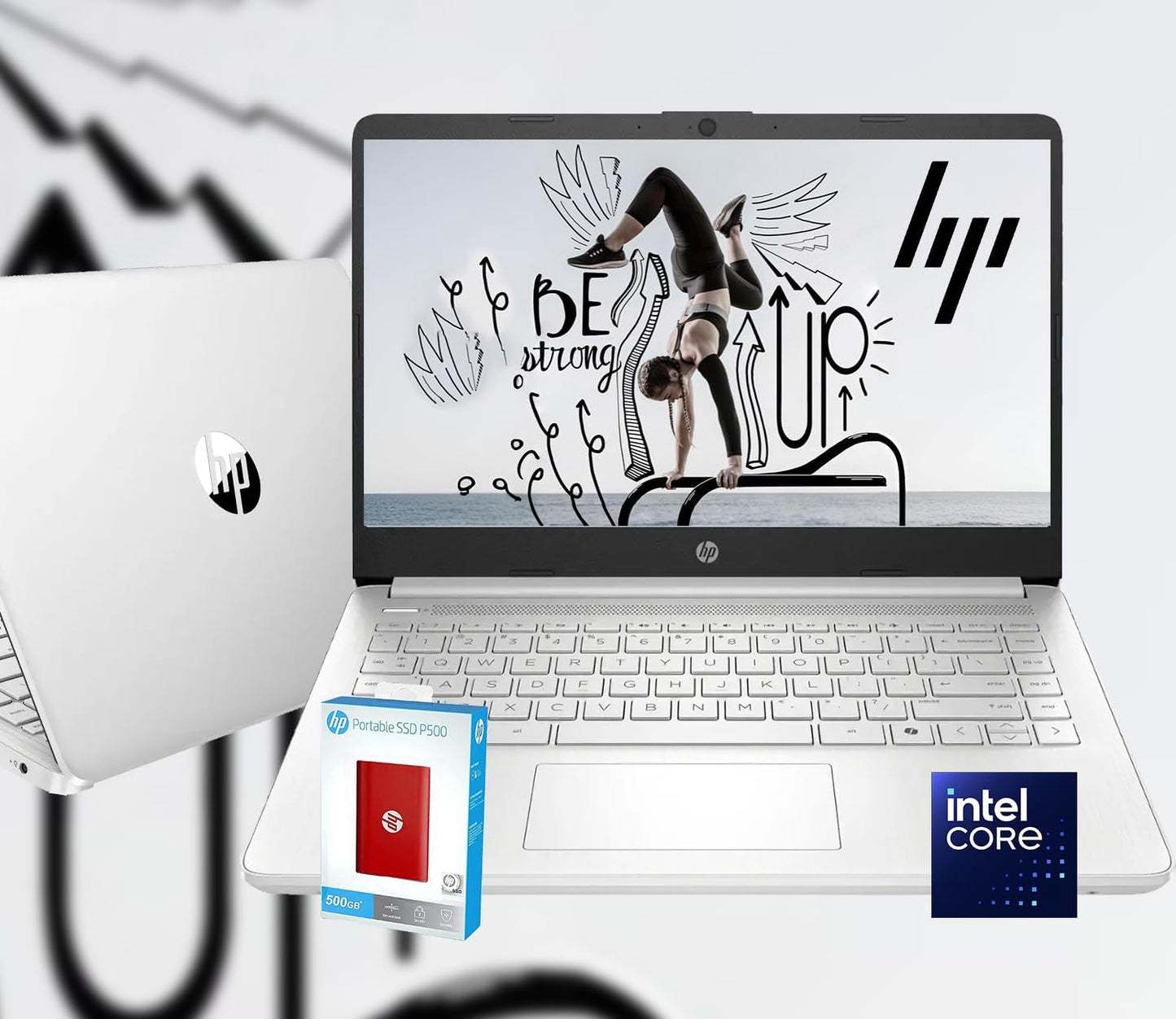 HP 14 Ultrabook with 32GB RAM and 1.6TB Storage for Productivity