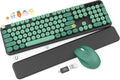 Wireless Keyboard and Mouse Combo - Cute Typewriter Keyboard
