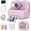 Kids Instant Print Camera - 2.4in IPS 1080P for Ages 3-12
