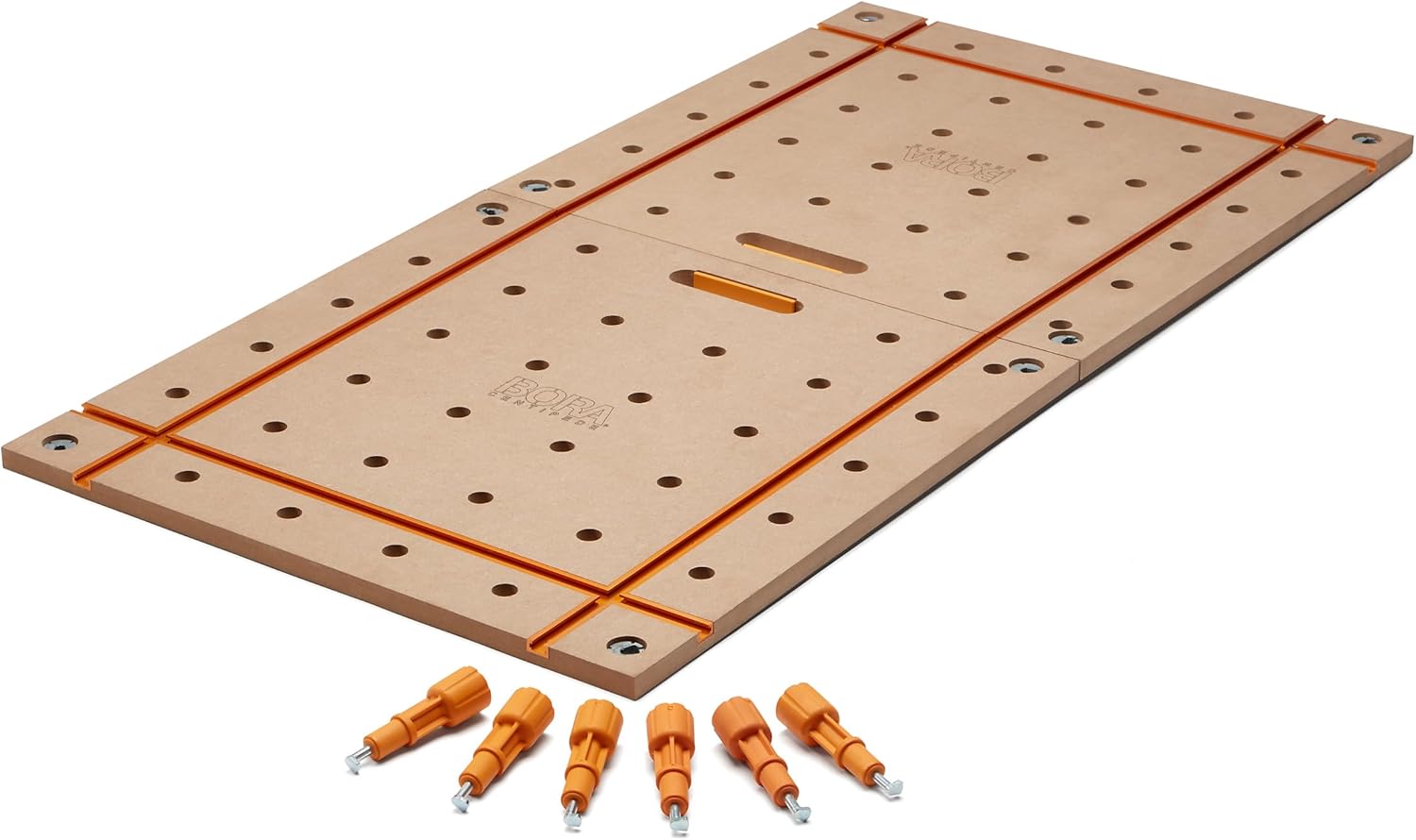 BORA Centipede Folding T-Track Table Top for Quick Setup