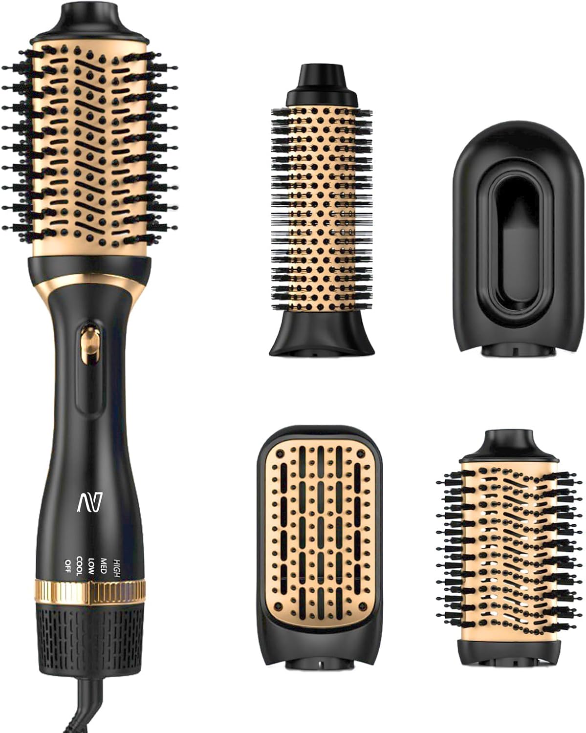 Hair Dryer Brush Set for Salon Blowouts with Negative Ion Tech
