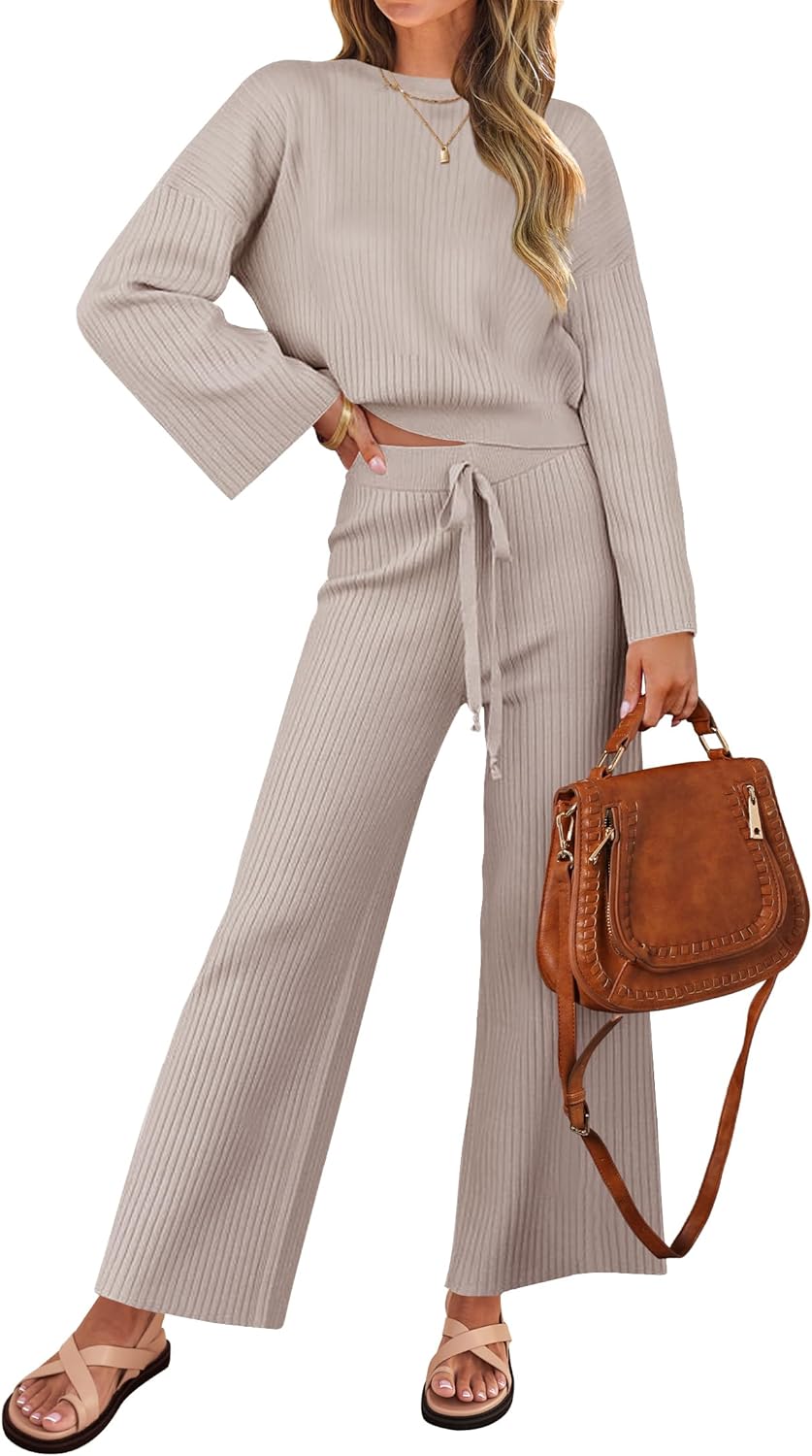 ZESICA Women's 2 Piece Outfits Set for Casual Comfort and Style
