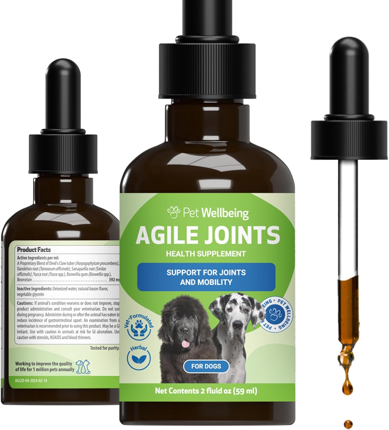 Pet Wellbeing Agile Joints for Dogs - Joint Health Support