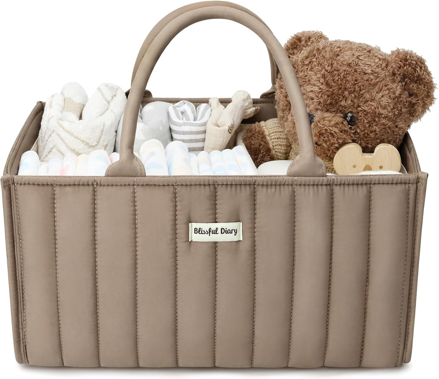 Stylish Baby Diaper Caddy Organizer - Essential Registry Gift