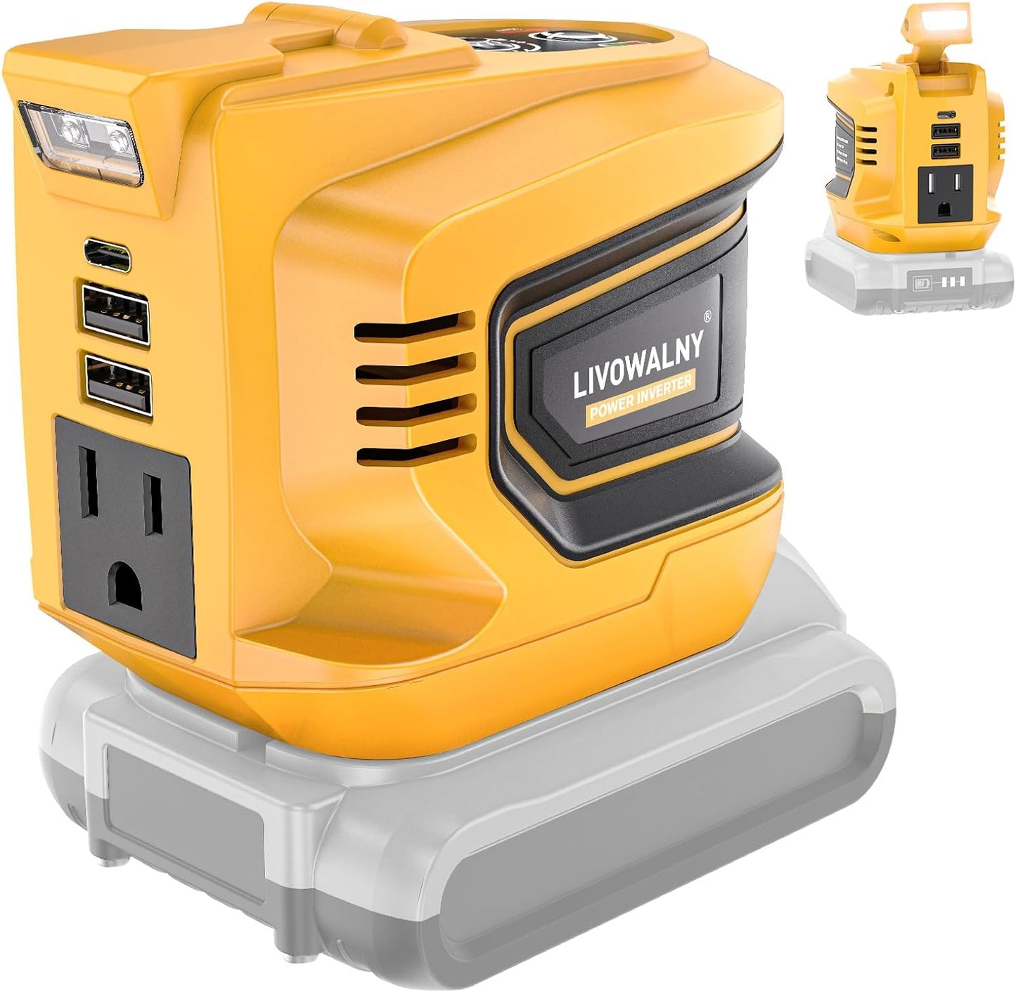 Dewalt 20V Power Inverter: Portable Generator with USB & AC Outlets