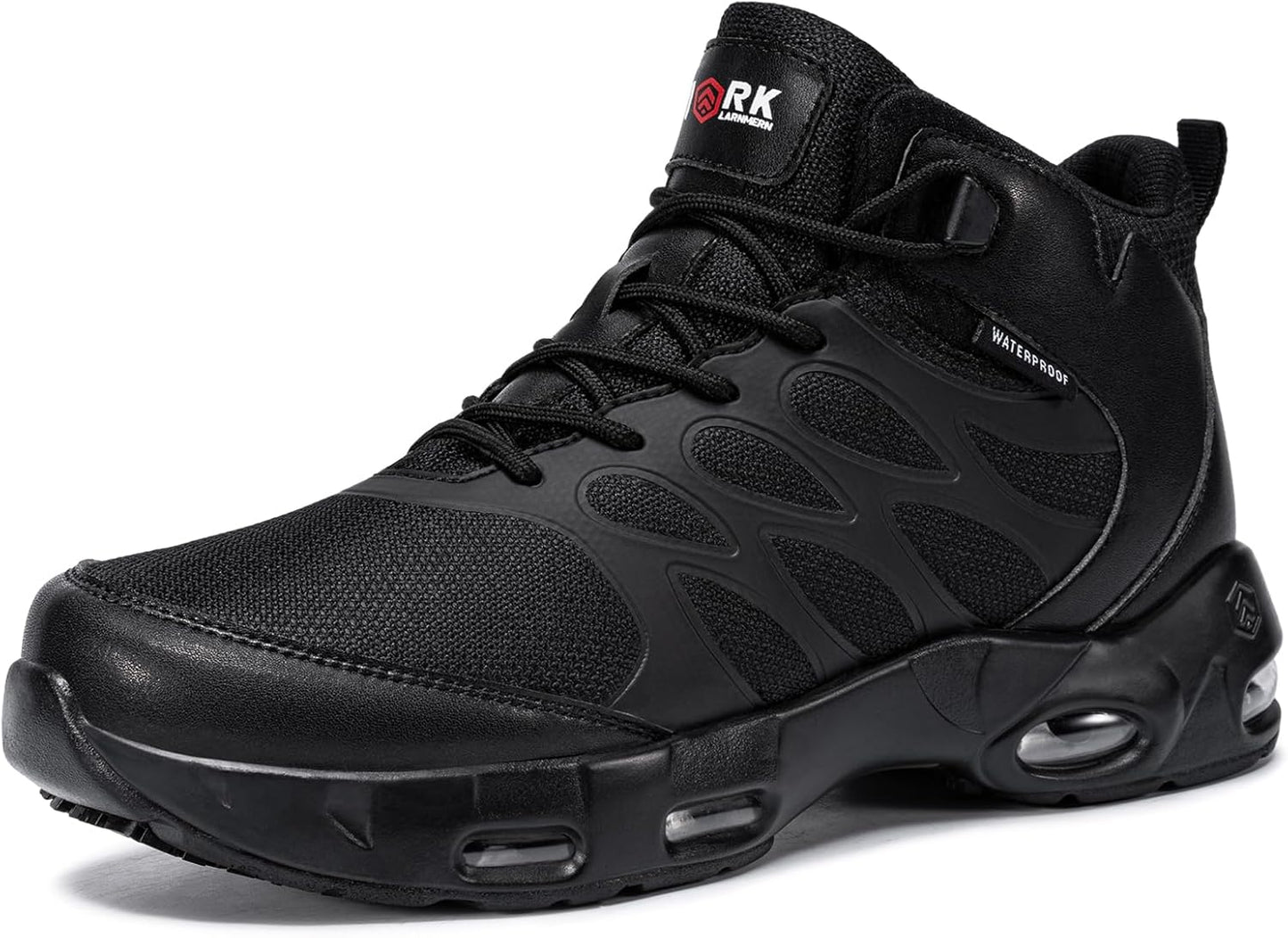 LARNMERN Men Non Slip Boots for Restaurant and Outdoor Use