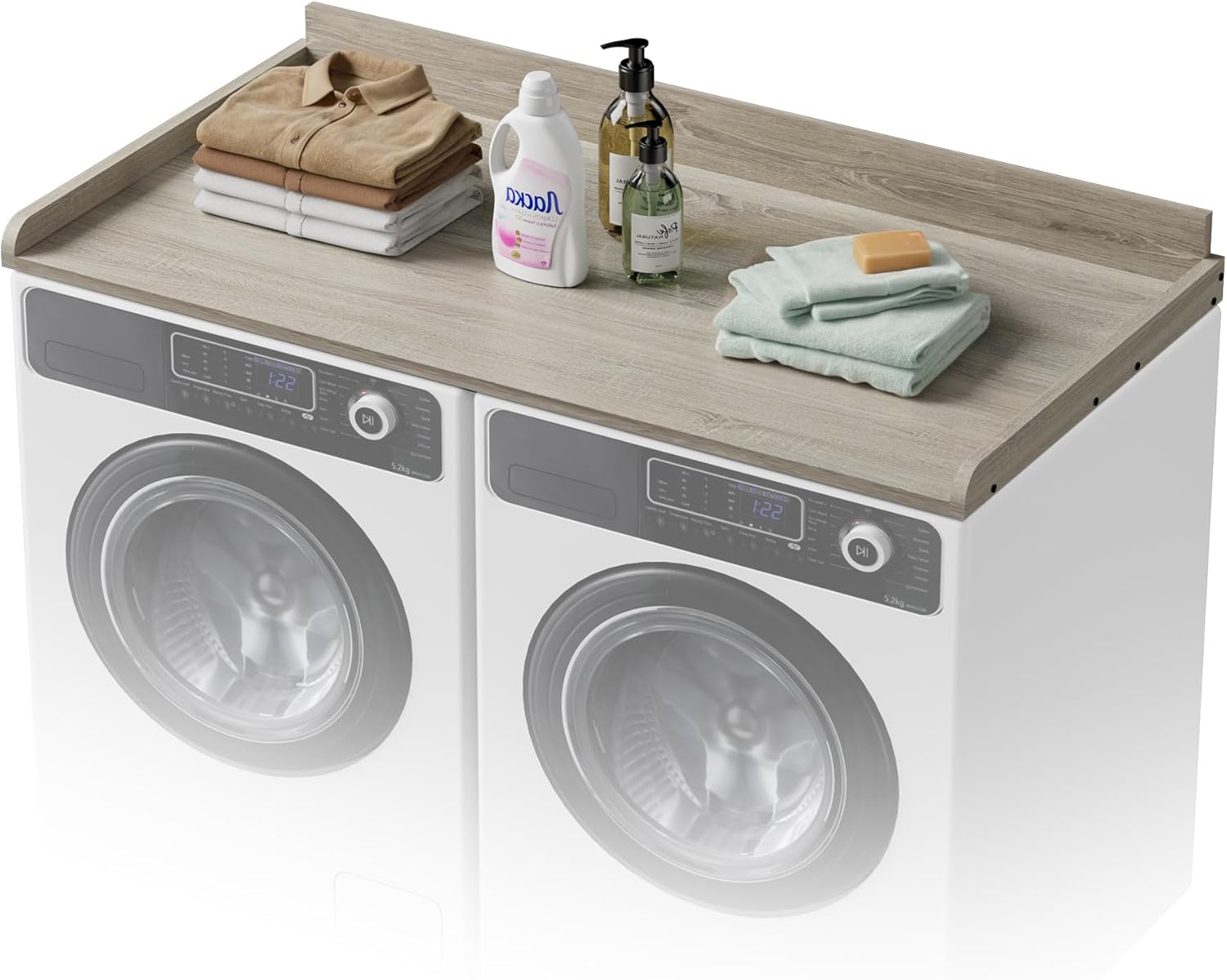 COOLBEBE Washer and Dryer Countertop for Laundry Room Organization