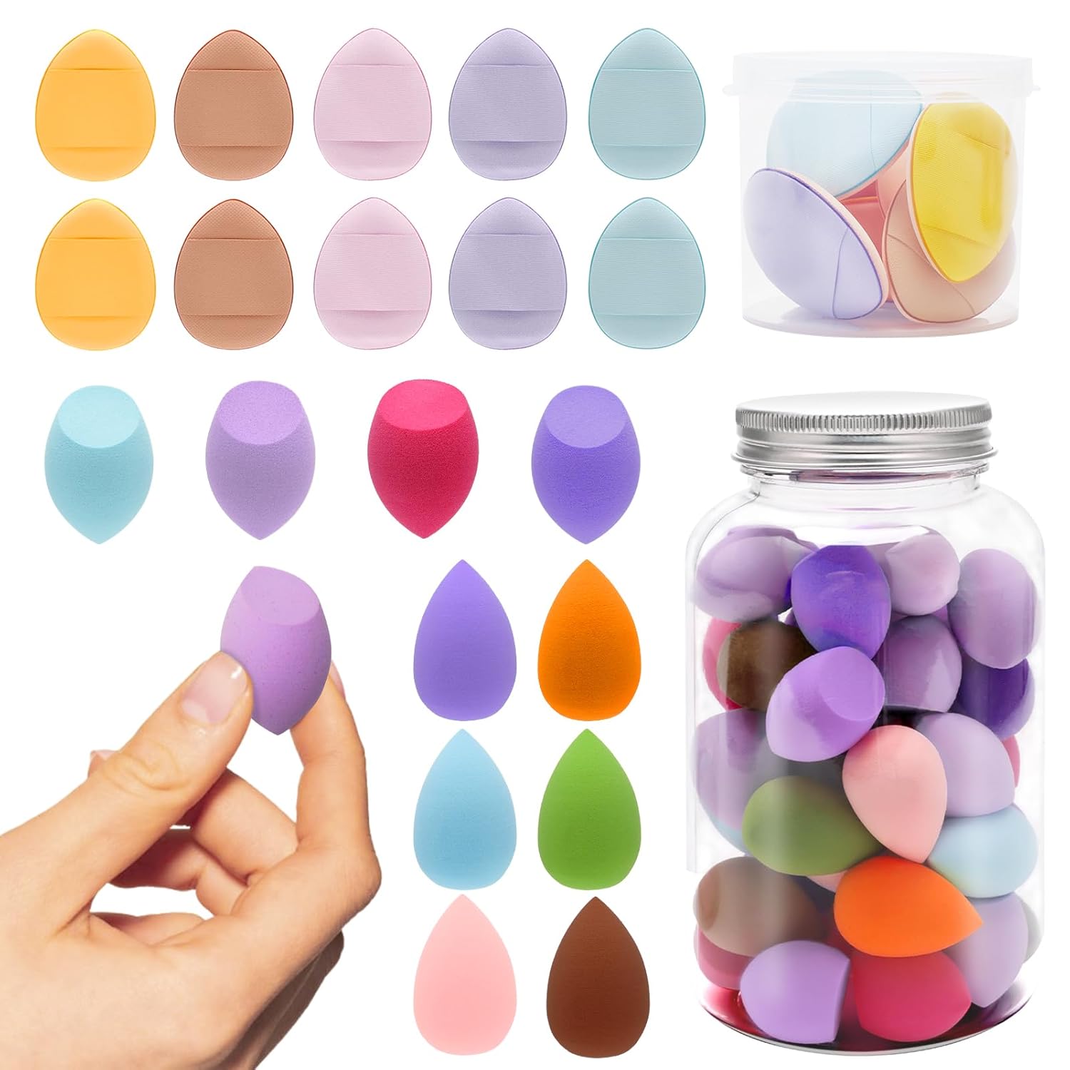Mini Makeup Sponge Set - Flawless Coverage Bundle