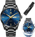 OLEVS Men's Luxury Chronograph Watch - Waterproof & Luminous - Elegant Design