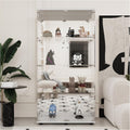 LFT HUIMEI2Y Glass Display Cabinet with Lock and Mirror Design