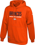 NFL Men's Team Color Safety Performance Fleece Hoodie - Athletic Fit
