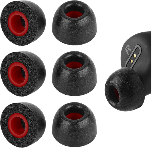 Geekria Memory Foam Ear Tips for Noise Blocking