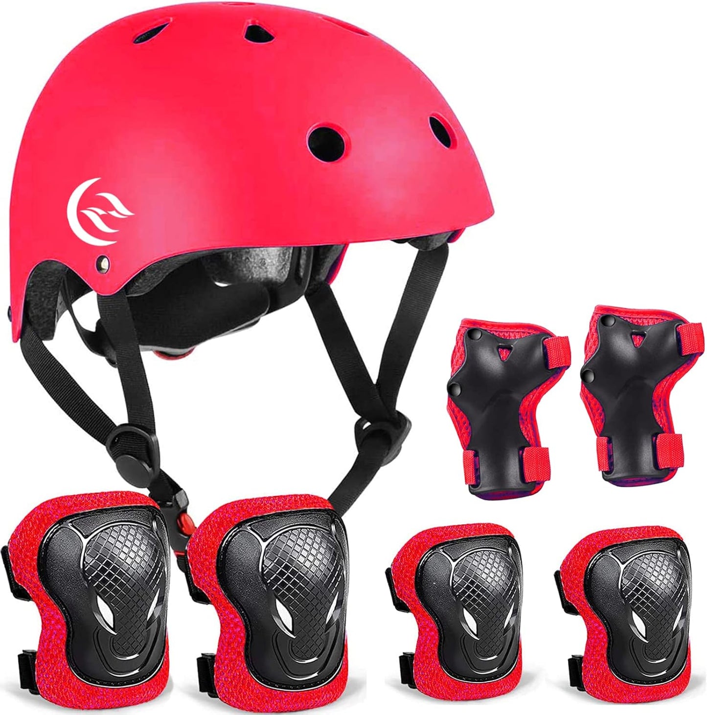 Kids Bike Helmet and Protective Gear Set for Sports Safety