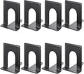MaxGear 8.5 in Extra Large Heavy Duty Metal Book Ends - Strong, Slim