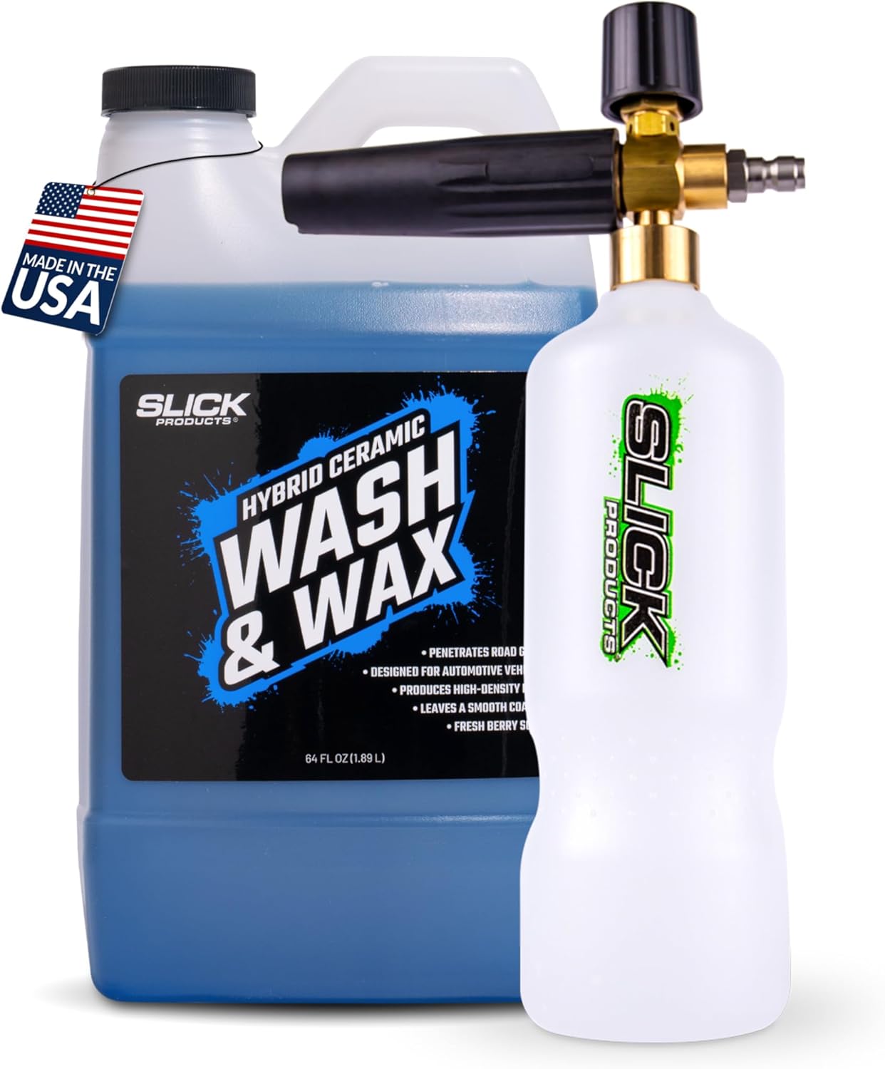 Slick Products Wash & Wax Bundle for Ultimate Vehicle Care