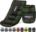 Adjustable Ankle Weights 10lbs/Pair - Modular Leg Weights for Exercise