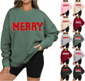 Christmas Sweatshirts for Women Oversized Pullover - Cozy Holiday