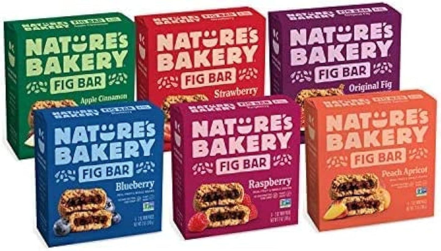 Nature's Bakery Whole Grain Fig Bars - Delicious Real Fruit Snack