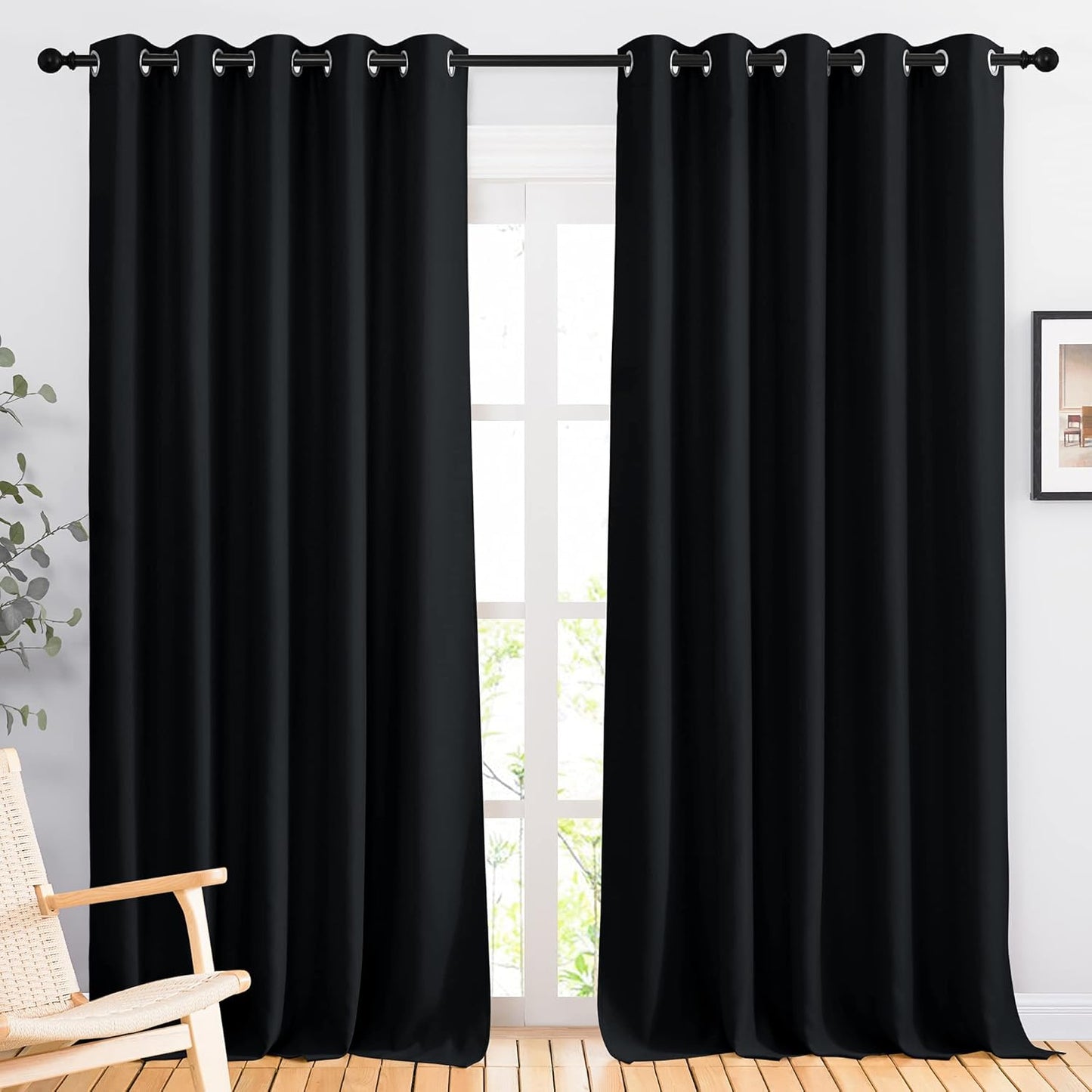 NICETOWN Blackout Curtain Panels for Light Reducing Elegance