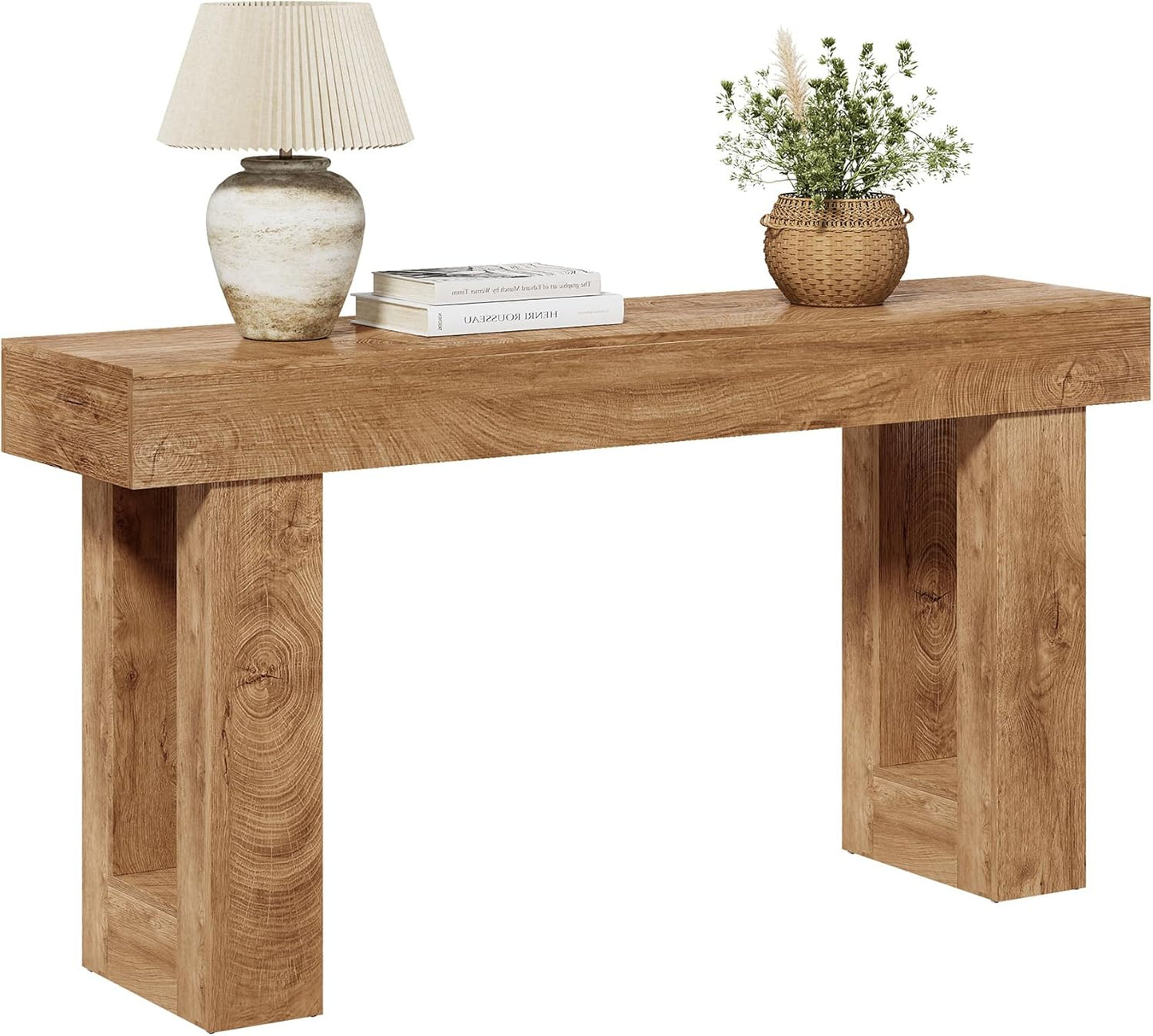 LITTLE TREE 63 Inches Long Console Table for Entryway Style