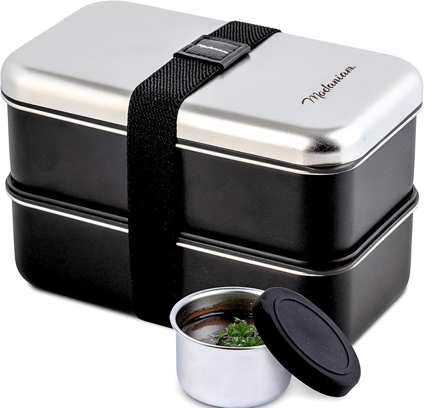 Stackable Stainless Steel Bento Box for Adults - Leak Proof Design