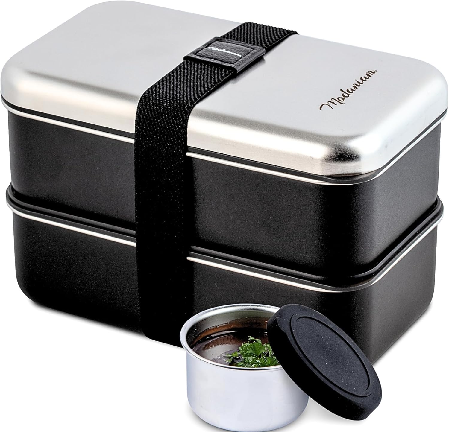 Stackable Stainless Steel Bento Box for Adults - Leak Proof Design