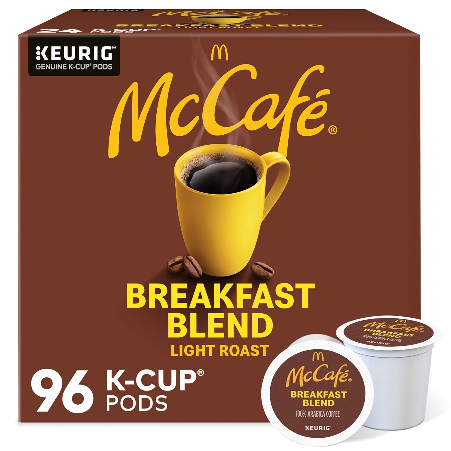 McCafe Breakfast Blend Coffee Pods, 96-ct - Energize Your Morning!