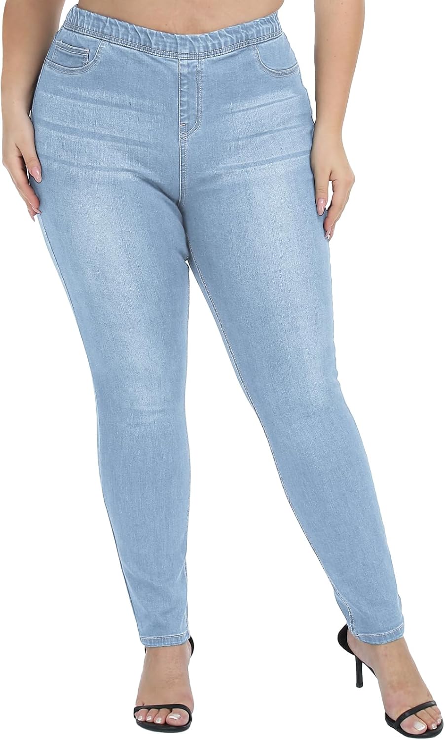 LICTZNEE Jeggings for Women High Waist Stretchy Slim Fit Jeans