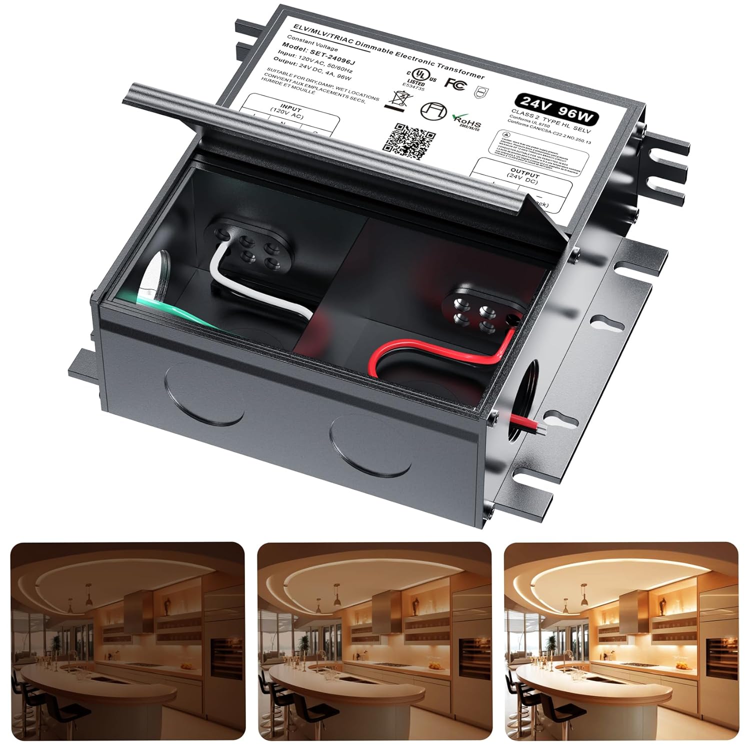 Dimmable LED Driver 24V 96W for Smooth Flicker Free Dimming