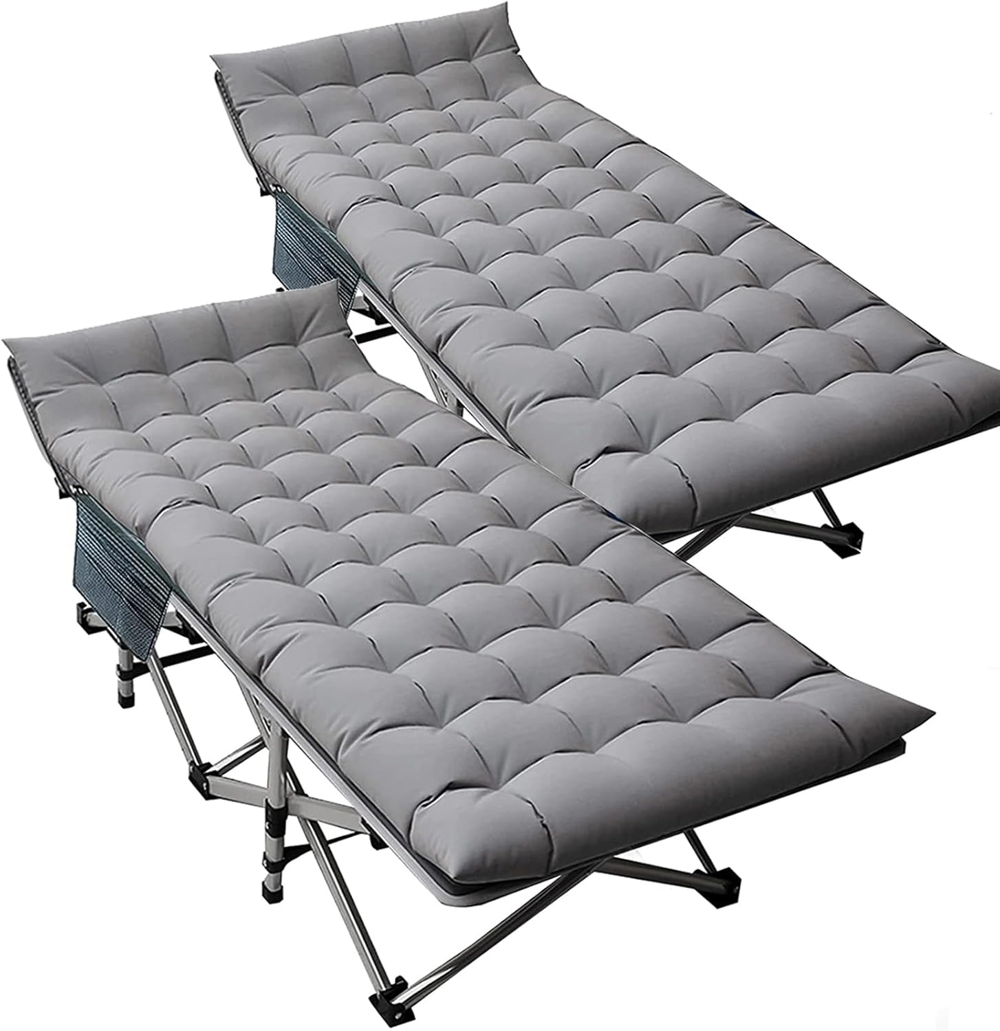 DoCred Oversized XXL Folding Camping Cot for Outdoor Comfort