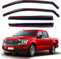 in-Channel Window Visors Rain Guards Fits Ford F150 2015-2025