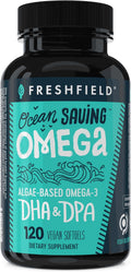 Ocean Saving Omega Algae DHA Supplement - High DHA 4-Month Supply