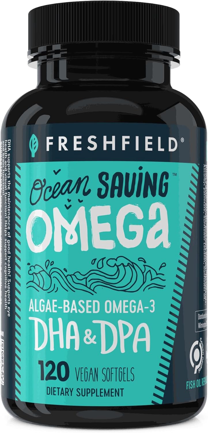 Ocean Saving Omega Algae Omega 3 DHA Supplement for Health