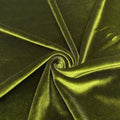 Stretch Velvet Fabric 58/60in Wide (5 Yard, Olive) - Soft Stretch
