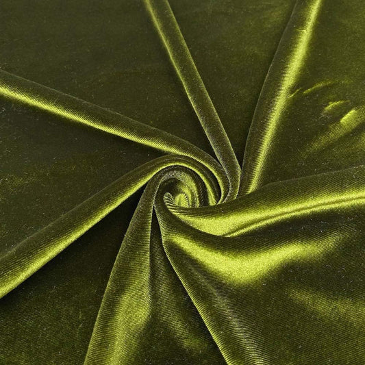 Stretch Velvet Fabric 58/60 in Wide for Crafting and Sewing