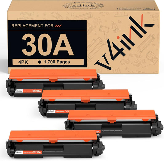 v4ink Compatible 30A CF230A Toner Cartridge for HP Printers