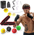 Boxing Reflex Ball Headband Reaction Ball - Improves Speed & Accuracy