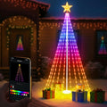 8 FT 340 LEDs Smart Outdoor Christmas Tree - App Control Light Show