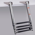 Boat Ladder 4 Step Stainless Steel for Pontoon and Yacht Use