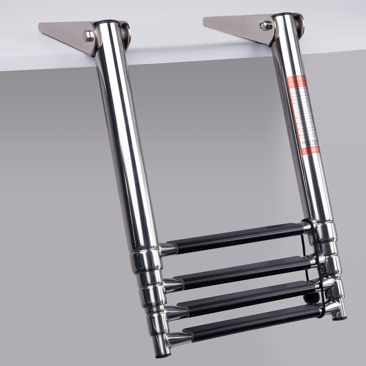 Boat Ladder 4 Step Stainless Steel for Pontoon and Yacht Use