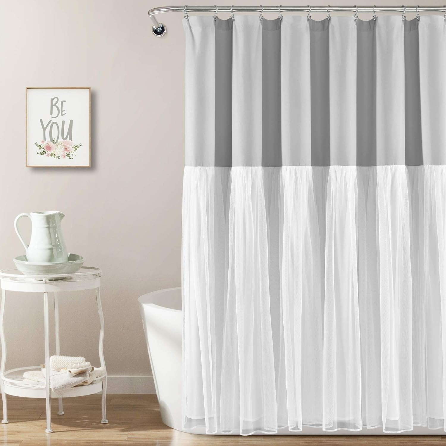 Luxurious Tulle Skirt Shower Curtain - 35 characters