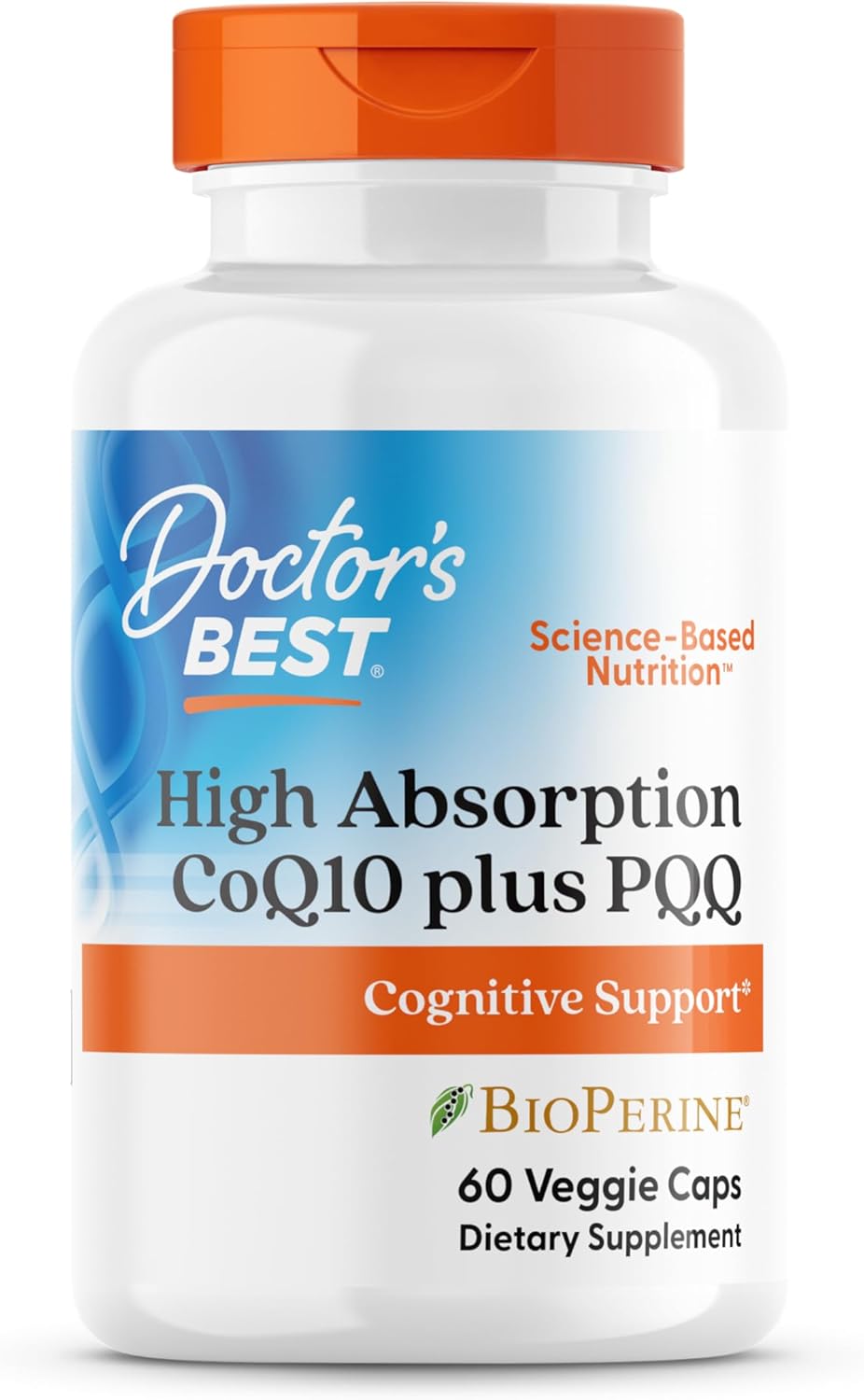 High Absorption CoQ10 Plus PQQ for Cognitive Support and Energy