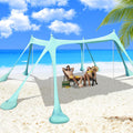 Portable UPF50+ Sun Shelter with 8 Sandbags & Accessories