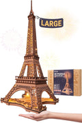 Rolife 3D Wooden Eiffel Tower Puzzle - LED Model Building Set